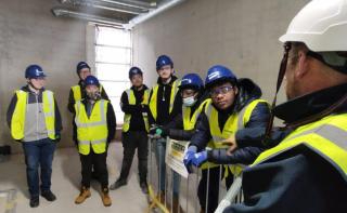 Plumbing Students Inspired by visit to a City of London Development