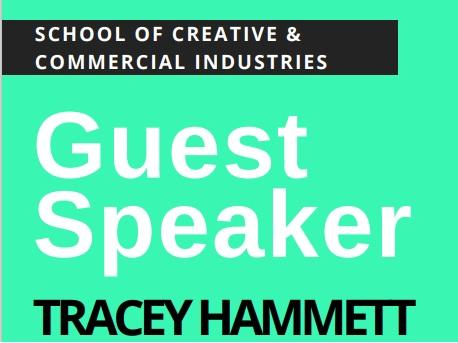  Guest Speaker, Tracey Hammett Author
