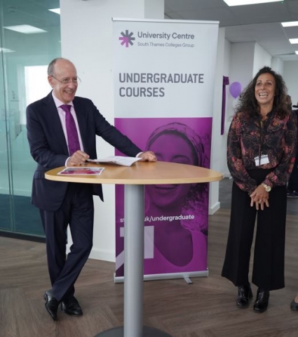 Deputy Mayor of London Officially Launches South Thames Colleges Group’s New University Centre Title